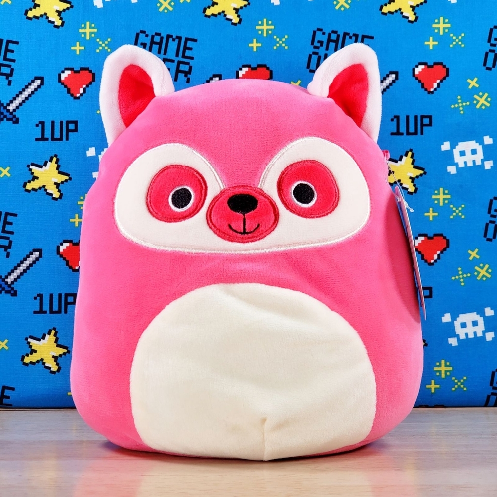 Squishmallow Lucia the Pink Lemur 8" UltraSoft Stuffed Animal Plush Toy NWT